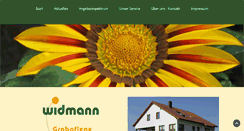 Desktop Screenshot of gaertnerei-widmann.de